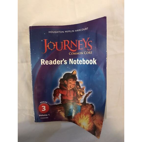 Journey’s Common Core Reader's Notebook Grade 3 Volume 1 & 2. No Writing - Picture 2 of 5